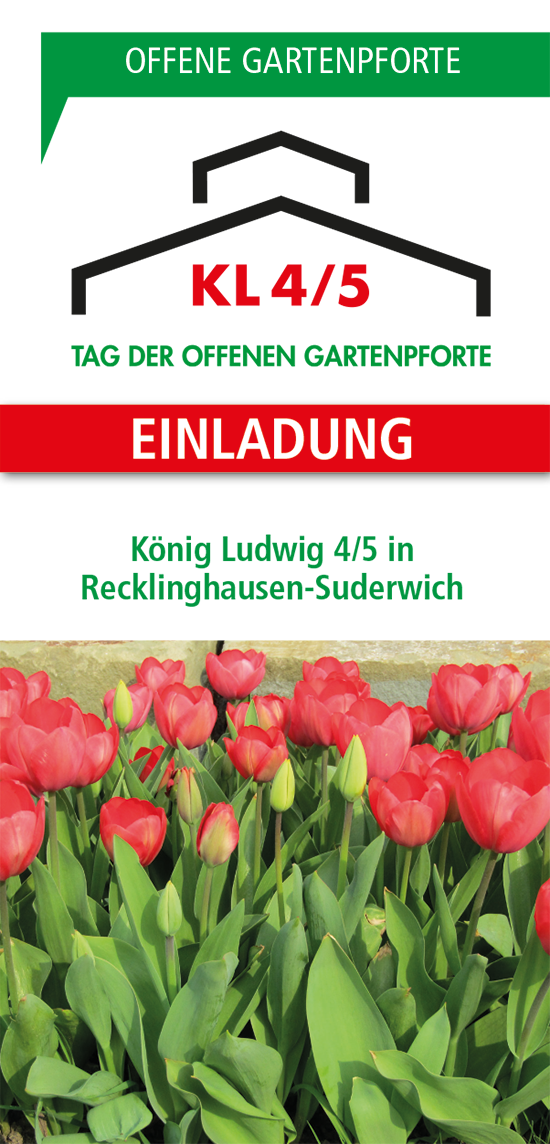 Flyer Tag der Offenen Gartenpforte Recklinghausen