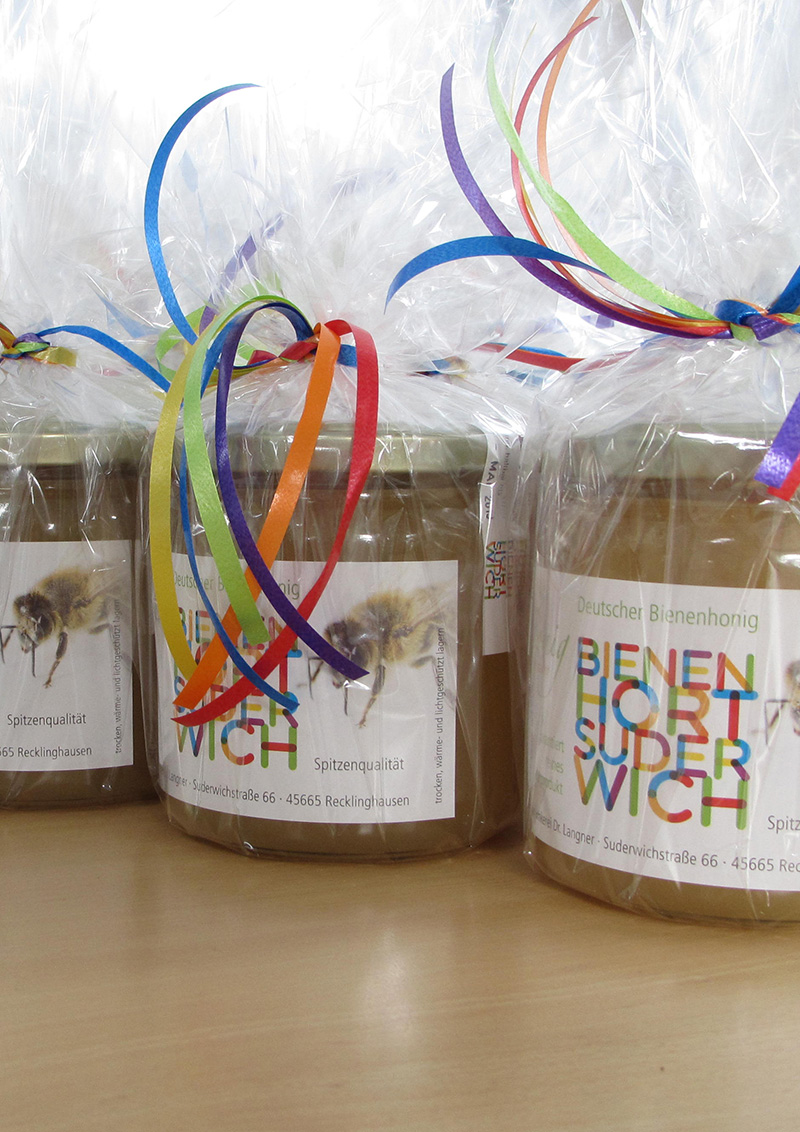 Bienenpatenschaft Bienenhort Suderwich Honigpräsent aus dem Bienenhort Suderwich